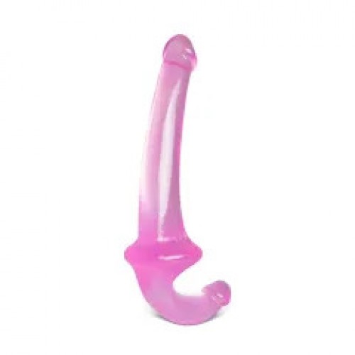 Double Fun Pink Strapless Strap On Dildo Double Fun Pink Strapless Strap On Dildo