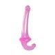Double Fun Pink Strapless Strap On Dildo Double Fun Pink Strapless Strap On Dildo