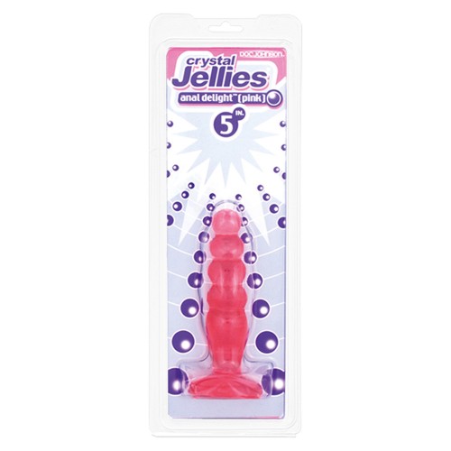Crystal Jellies Anal Delight Butt Plug Pink Crystal Jellies Anal Delight Butt Plug Pink