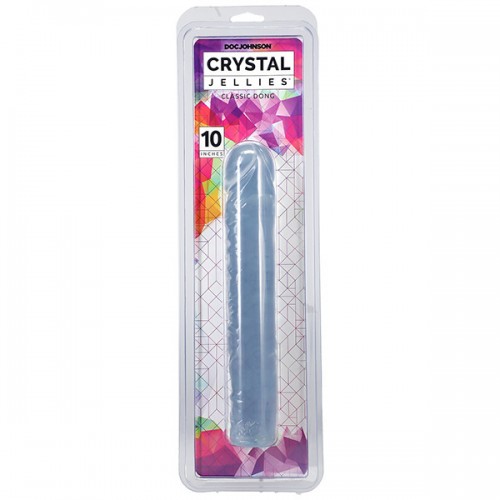 Crystal Jellies 10 Inch Dong Clear Crystal Jellies 10 Inch Dong Clear