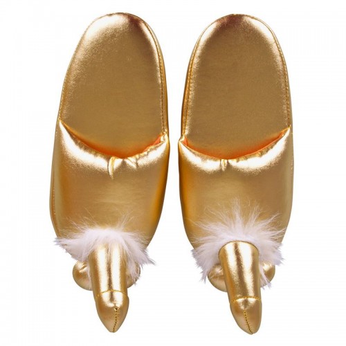 Golden Penis Slippers Golden Penis Slippers