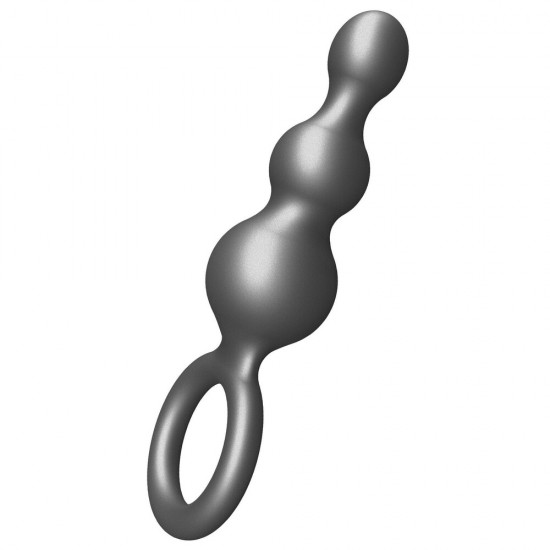 ToyJoy Buttocks The Stuffer 3 Balls Metallic Silicone Plug ToyJoy Buttocks The Stuffer 3 Balls Metallic Silicone Plug