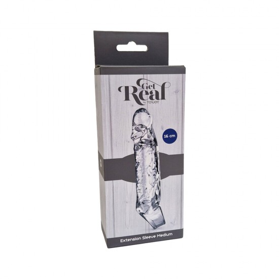 ToyJoy Get Real Extension Sleeve Medium ToyJoy Get Real Extension Sleeve Medium