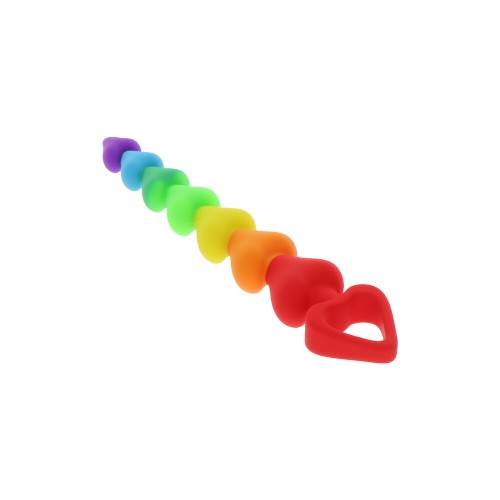 ToyJoy Rainbow Heart Anal Beads ToyJoy Rainbow Heart Anal Beads