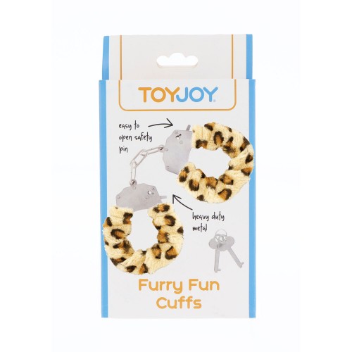 ToyJoy Furry Fun Wrist Cuffs Leopard ToyJoy Furry Fun Wrist Cuffs Leopard