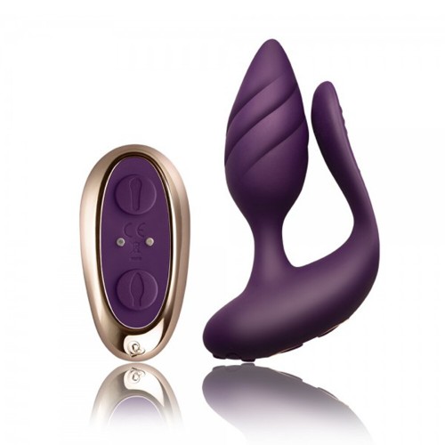 Rocks Off Cocktail Remote Control Couples Vibe Purple Rocks Off Cocktail Remote Control Couples Vibe Purple