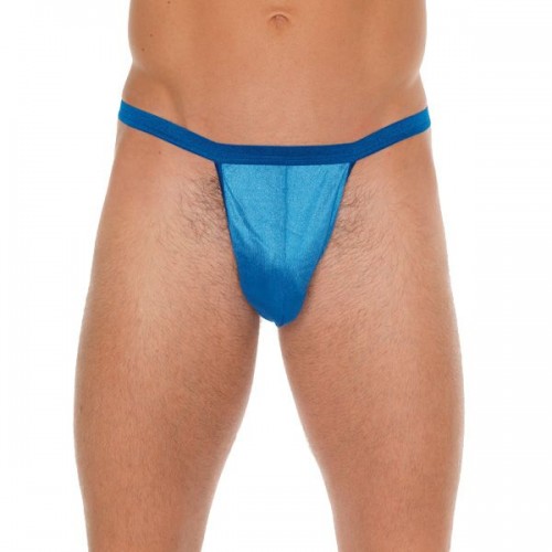 Mens Blue GString With Pouch Mens Blue GString With Pouch