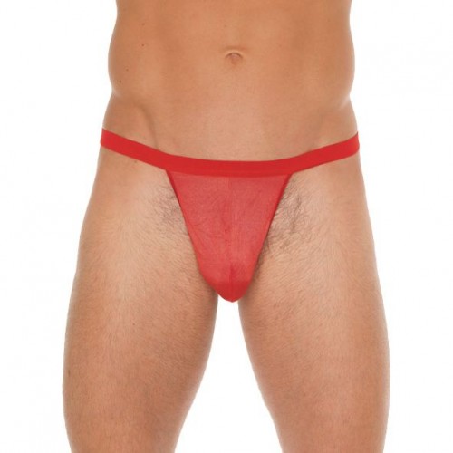 Mens Red Mesh GString Mens Red Mesh GString