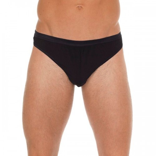 Mens Black Cotton GString Mens Black Cotton GString