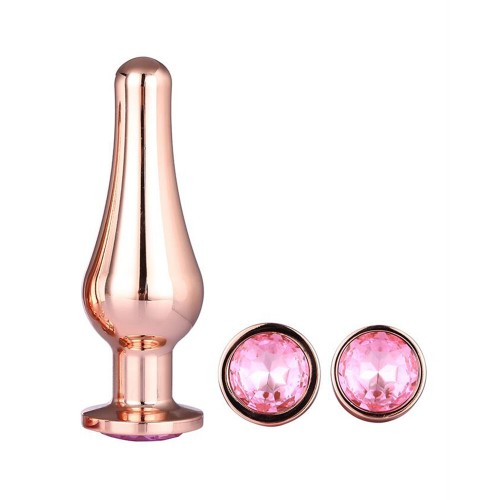 Gleaming Butt Plug Set Rose Gold Gleaming Butt Plug Set Rose Gold
