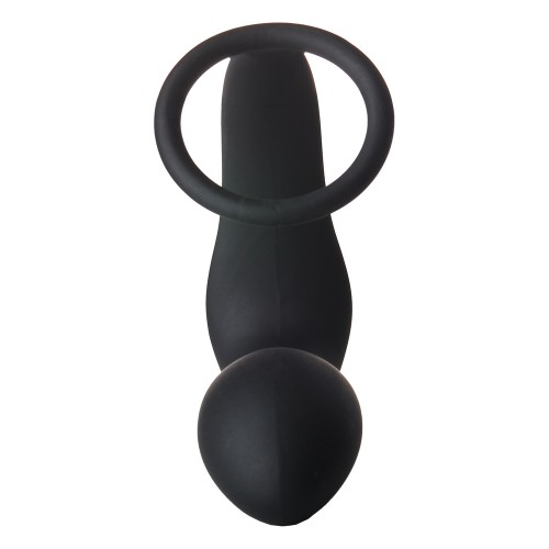 Fantasstic Vibrating Anal Plug With Cock Ring Fantasstic Vibrating Anal Plug With Cock Ring