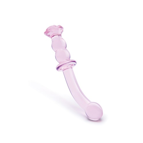 Glaze Glass Rosebud GSpot Dildo Glaze Glass Rosebud GSpot Dildo
