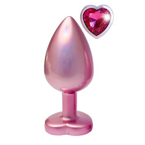Gleaming Love Pearl Pink Butt Plug Large Gleaming Love Pearl Pink Butt Plug Large