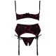 Cottelli Cupless and Crotchless Bra Set