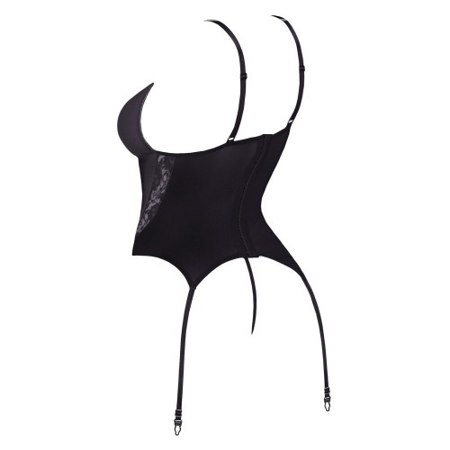 Cottelli Basque and Thong With Lace Cottelli Basque and Thong With Lace