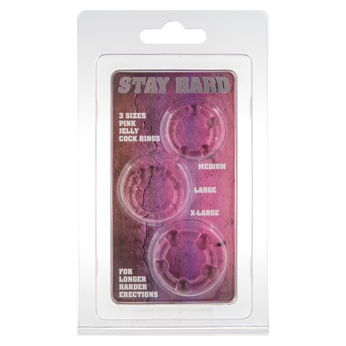 ToyJoy Stay Hard Cock Ring Set ToyJoy Stay Hard Cock Ring Set