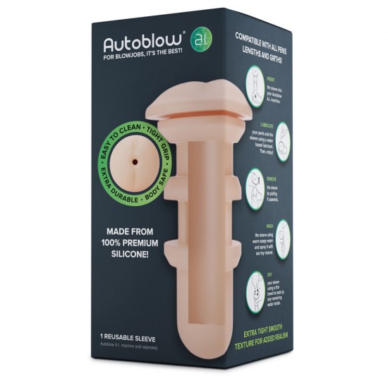 Autoblow A.I Reusable Anus Sleeve Autoblow A.I Reusable Anus Sleeve