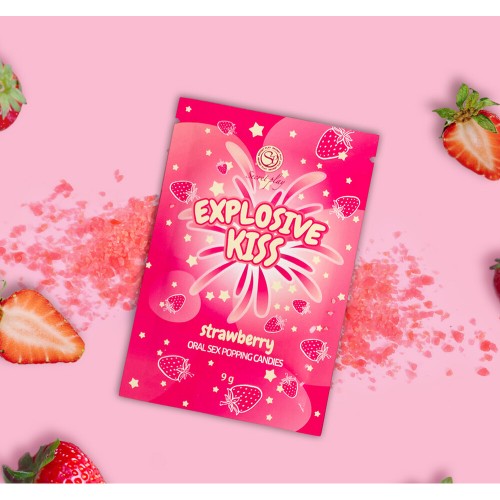 Explosive Kiss Strawberry Oral SEX Popping Candies 9g Explosive Kiss Strawberry Oral SEX Popping Candies 9g