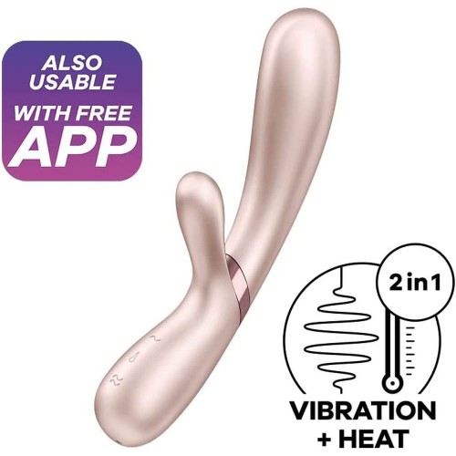 Satisfyer Hot Lover Warming Vibrator With App Control Pink Satisfyer Hot Lover Warming Vibrator With App Control Pink