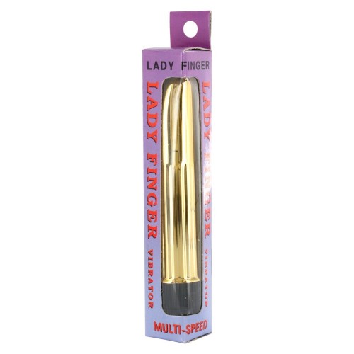 Lady Finger Mini Vibrator Gold Lady Finger Mini Vibrator Gold