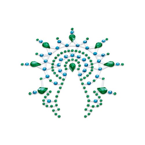 Petits Joujoux Gloria Nipple And Vagina Pasties Green Petits Joujoux Gloria Nipple And Vagina Pasties Green