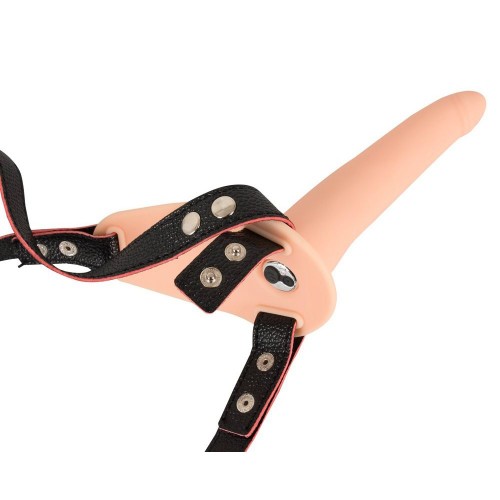 Soft Touch Silicone Rechargeable Vibrating Strap On Soft Touch Silicone Rechargeable Vibrating Strap On