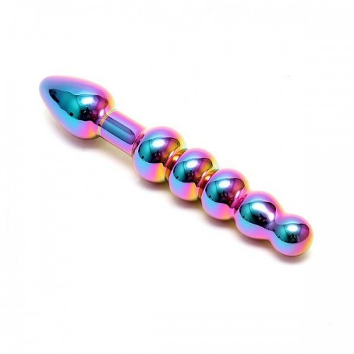 Sensual Multi Coloured Glass Laila Anal Probe Sensual Multi Coloured Glass Laila Anal Probe