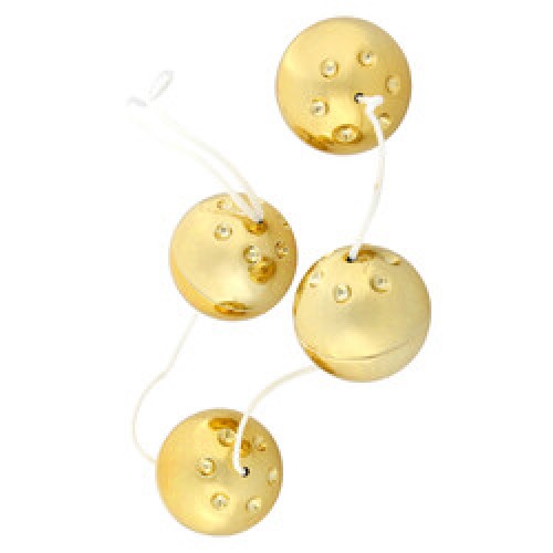 4 Gold Vibro Balls 4 Gold Vibro Balls