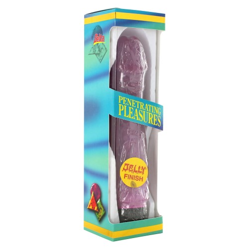 Vibrator Jelly 9 Inches Purple Vibrator Jelly 9 Inches Purple