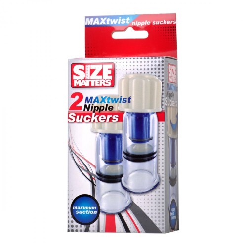 Size Matters Two Piece Power Nipple Suckers Size Matters Two Piece Power Nipple Suckers