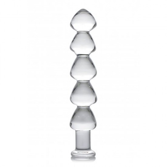 Master Series Drops Anal Links Glass Dildo