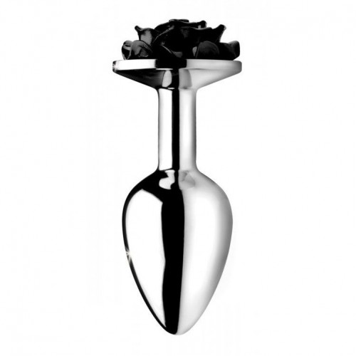 XR Booty Sparks Black Rose Anal Plug Medium XR Booty Sparks Black Rose Anal Plug Medium