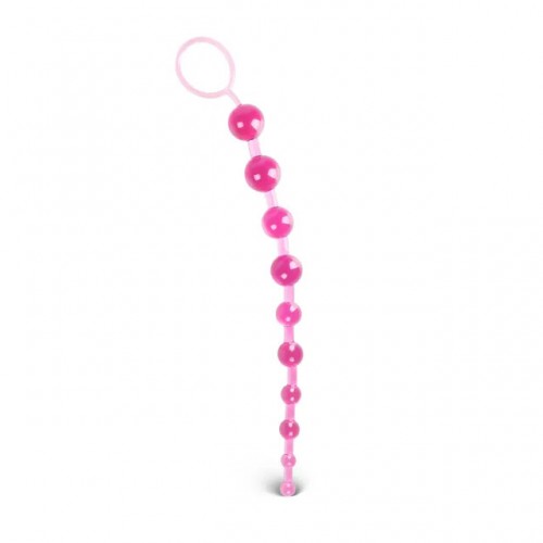 Pink Chain Of 10 Anal Beads