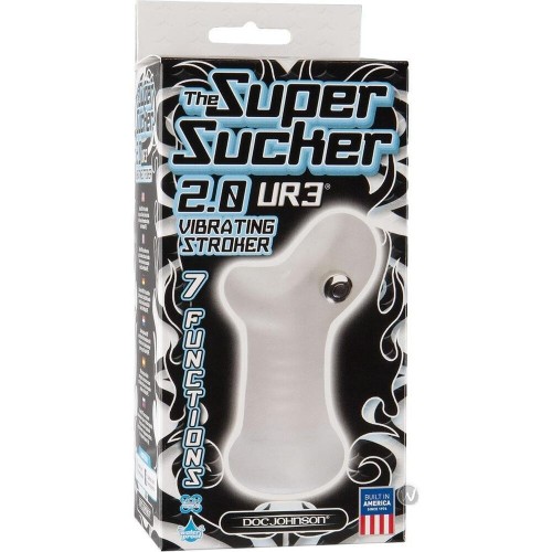 The Super Sucker Ribbed Waterproof Stroker Masturbator The Super Sucker Ribbed Waterproof Stroker Masturbator