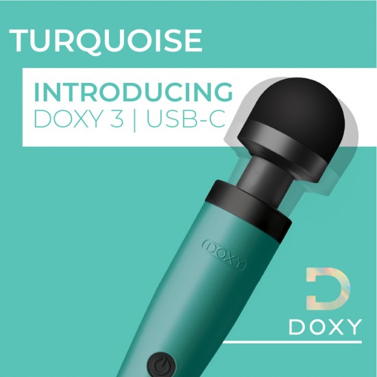 Doxy Wand 3 Turquoise USB Powered Doxy Wand 3 Turquoise USB Powered
