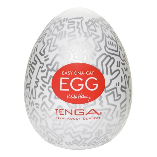 Tenga Keith Haring Party Egg Masturbator Tenga Keith Haring Party Egg Masturbator