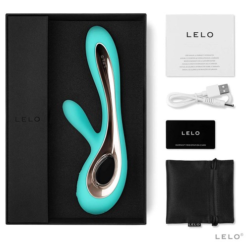Lelo Soraya 2 Dual Rabbit Vibrator Aqua Lelo Soraya 2 Dual Rabbit Vibrator Aqua