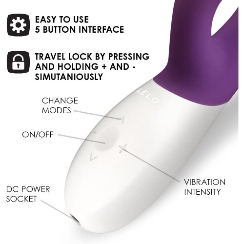 Lelo Ina Wave 2 Luxury Rechargeable Vibe Plum Lelo Ina Wave 2 Luxury Rechargeable Vibe Plum