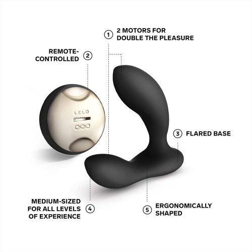 Lelo Hugo Luxury Prostate Massager Black Lelo Hugo Luxury Prostate Massager Black