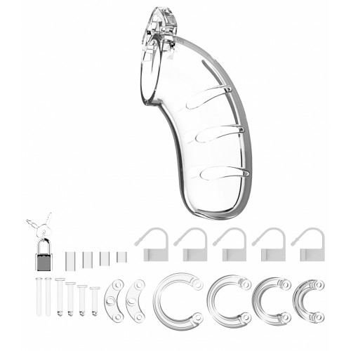 Man Cage 03 Male 4.5 Inch Clear Chastity Cage Man Cage 03 Male 4.5 Inch Clear Chastity Cage