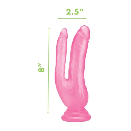 Me You Us Ultra Cock Double Dildo 8 Inch Pink Me You Us Ultra Cock Double Dildo 8 Inch Pink
