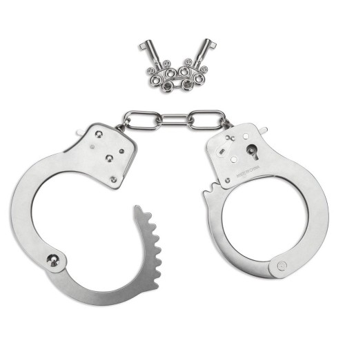 Me You Us Premium Heavy Duty Metal Bondage Handcuffs Me You Us Premium Heavy Duty Metal Bondage Handcuffs