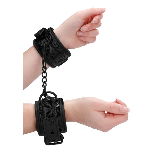 Ouch Luxury Black Hand Cuffs Ouch Luxury Black Hand Cuffs