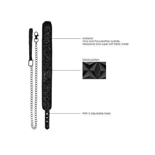 Ouch Luxury Collar With Leash Ouch Luxury Collar With Leash