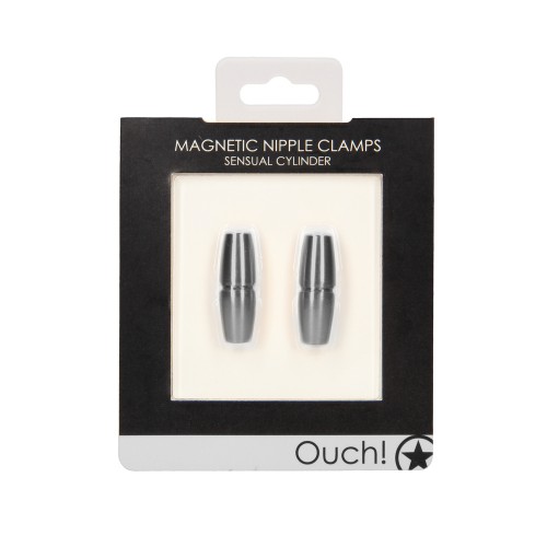 Ouch Magnetic Sensual Cylinder Nipple Clamps Ouch Magnetic Sensual Cylinder Nipple Clamps