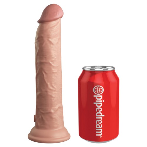 King Cock Elite 9 Inch Dual Density Vibrating Cock Flesh Pink King Cock Elite 9 Inch Dual Density Vibrating Cock Flesh Pink