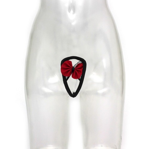 Sexy Black and Red Strapless CString Sexy Black and Red Strapless CString