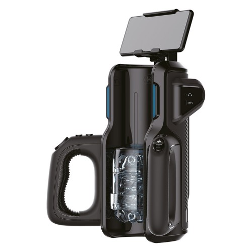 Leten Super Thrusting Masturbator with Phone Mount Leten Super Thrusting Masturbator with Phone Mount