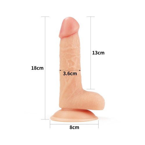Lovetoy 7 Inch The Ultra Soft Dude Dildo Lovetoy 7 Inch The Ultra Soft Dude Dildo