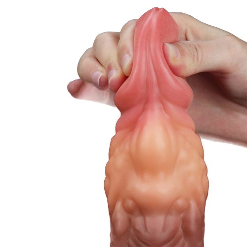 Lovetoy 7 Inch Dual Layered Silicone Cock Lovetoy 7 Inch Dual Layered Silicone Cock